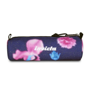 Invicta Stiftehalter 'Nose Pencil Bag' – 20,5x4,5x4,5 Cm, Schwarz, Recyceltes Polyester, Mit Reißverschluss