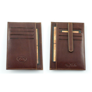 Tony Perotti Porta Carte In Pelle - Portamonete Senza Scomparto Monete - RFID Blocker - Made In Italy