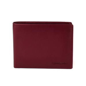 Samsonite Attack 2 SLG Geldbörse, 12,8 Cm, Braun (Ebony Brown) - RFID-Schutz, Vollrindleder