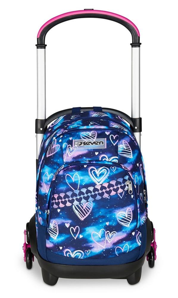 Trolley scuola 3 ruote Seven Flex Gloomy Heart
