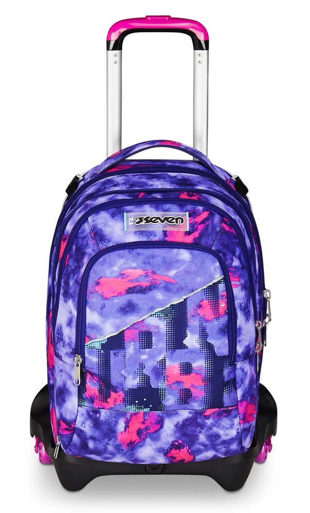 Trolley scuola Seven Jack 3 ruote Detach Shady Dye Girl