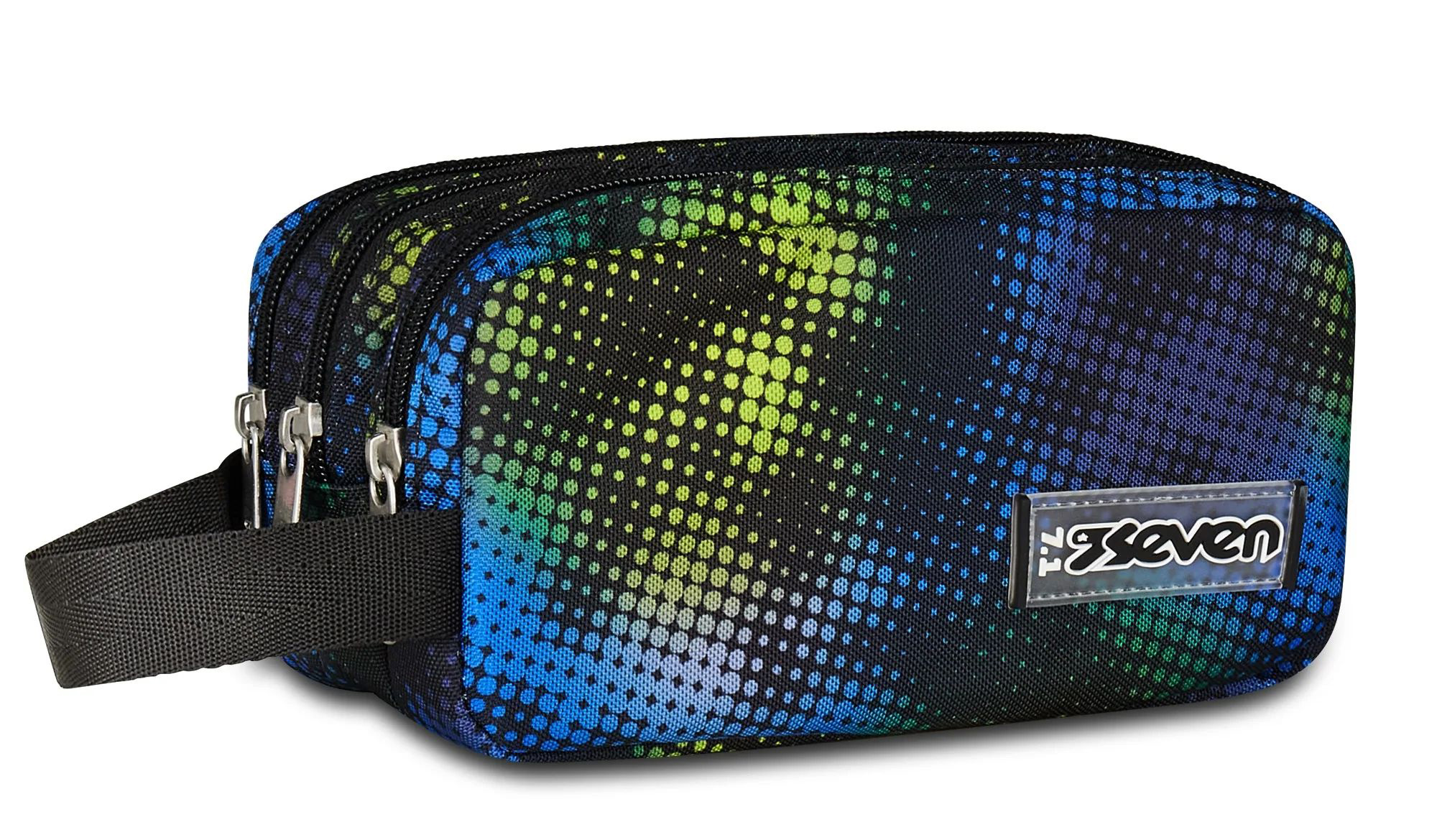 Astuccio 3 zip Seven Freethink Acid Green