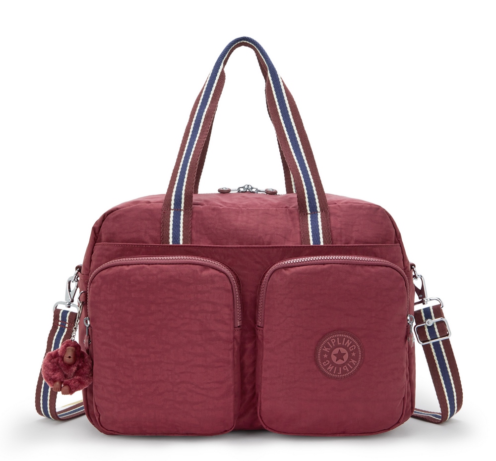 Borsone medio Kipling Defea XL Lounge Wine