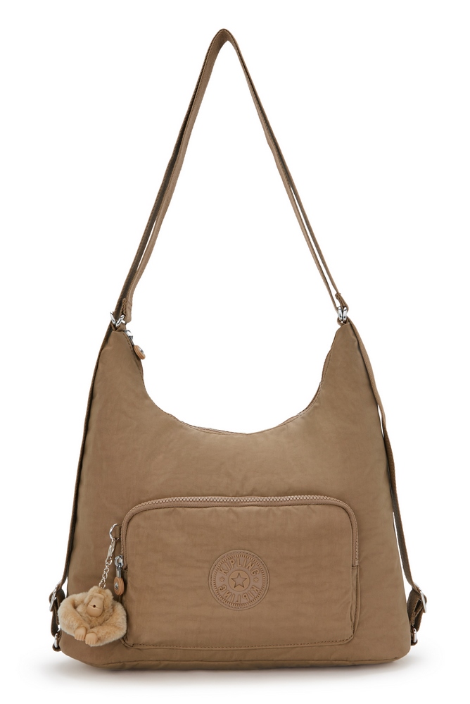 Borsa a spalla zaino Kipling Yenna Early Tan