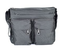 Borsa a tracolla espandibile Mandarina Duck MD20 MTX6 Grigio Steel