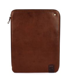 Clipboard in leather Acciaio 8391 Chestnut