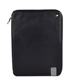 Clipboard in leather Acciaio 8391 Black