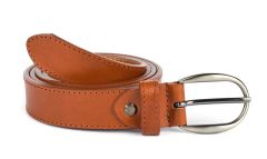 Ladies belt in leather SIMPLYUP 1004 Brown