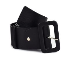 Ladies belt in leather SIMPLYUP 1075 Black