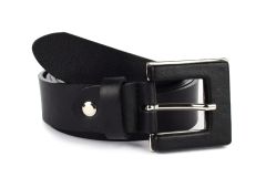Ladies belt in leather SIMPLYUP 1086 Black