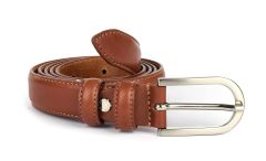 Ladies belt in leather SIMPLYUP 8041 Brown