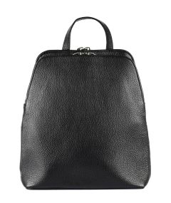 Ladies backpack in leather 20053 Black