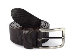 Belt in leather SIMPLYUP 1049 Dark Brown