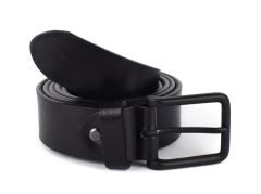 Belt in leather Nickel Free SIMPLYUP 1062 Black