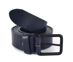 Belt in leather Nickel Free SIMPLYUP 1062 Blue