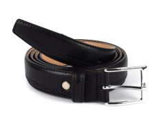 Men's belt in leather SIMPLYUP 9997 Black