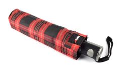 Folding automatic open/close umbrella SIMPLYUP 5301 Scottish Red