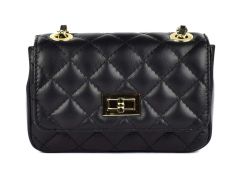 Ladies bag in leather BP26 Black