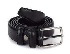 Belt in leather Emporio Cattani 02 Black