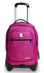 Trolley Backpack Invicta New Plug Plain Festival Fuchsia