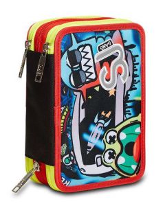Pen Case 3 zip SJ Wondrous Boy
