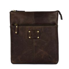 Mens bag in leather Avirex Durango 02 Brown