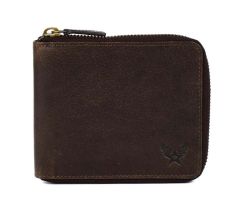 Men's wallet with zip Avirex Durango DRN07 Brown