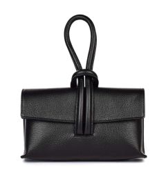 Ladies bag in leather 20107 Black