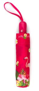 Folding duomatic umbrella  Y-dry Flamingo Pink
