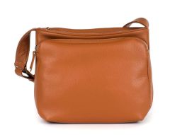 Ladies bag in leather 20116 Tan