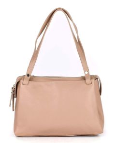 Ladies bag in leather 20099 Powder