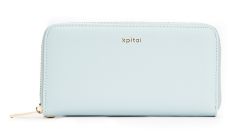 Ladies zip wallet Kpital Light Blue