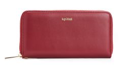Ladies zip wallet Kpital Bordeaux