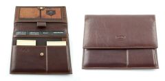 Car document holder in leather Tony Perotti art 1068M brown