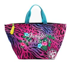 Beach Bag Ynot? Jungle Paradise 001 Aqua