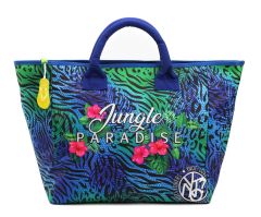 Beach Bag Ynot? Jungle Paradise 005 Blue