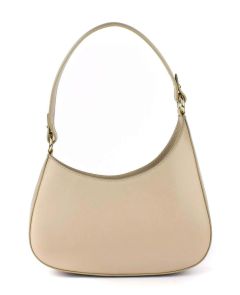 Ladies bag in leather 20129 Ecru