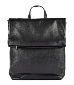 Ladies backpack in leather BP32 Black