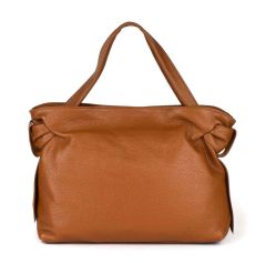 Ladies bag in leather 20079 Brown