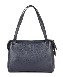 Ladies bag in leather 20099 Blue