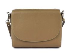Borsa a tracolla in pelle 20008 Ecru