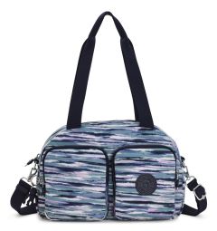 Borsa a mano e tracolla Kipling Cool Defea Brush Stripes