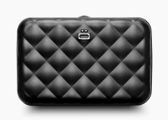 Portafoglio in alluminio Ogon Design Smart Case V2 Quilted Black