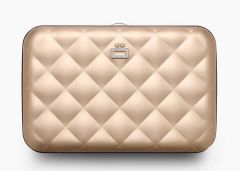 Portafoglio in alluminio Ogon Design Smart Case V2 Quilted Rose Gold