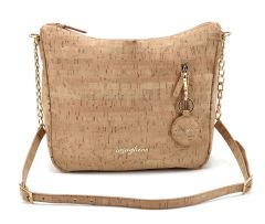 Ladies Cork shoulder bag Insughero Venice Natural