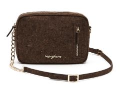 Borsa a tracolla piccola Insughero Cortina Marrone