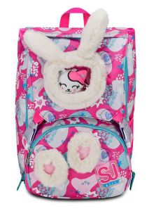 Backpack expandable Big SJ Pinkfur