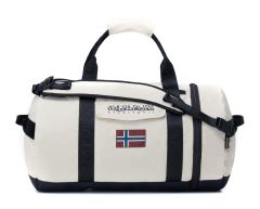 Duffle Backpack Napapijri Bering Travel Beige Silver