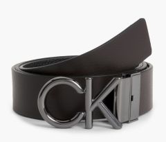 Reversible Belt in leather Calvin Klein Black/Brown