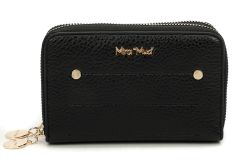Portafoglio donna 2-zip Mimì-Muà Nero